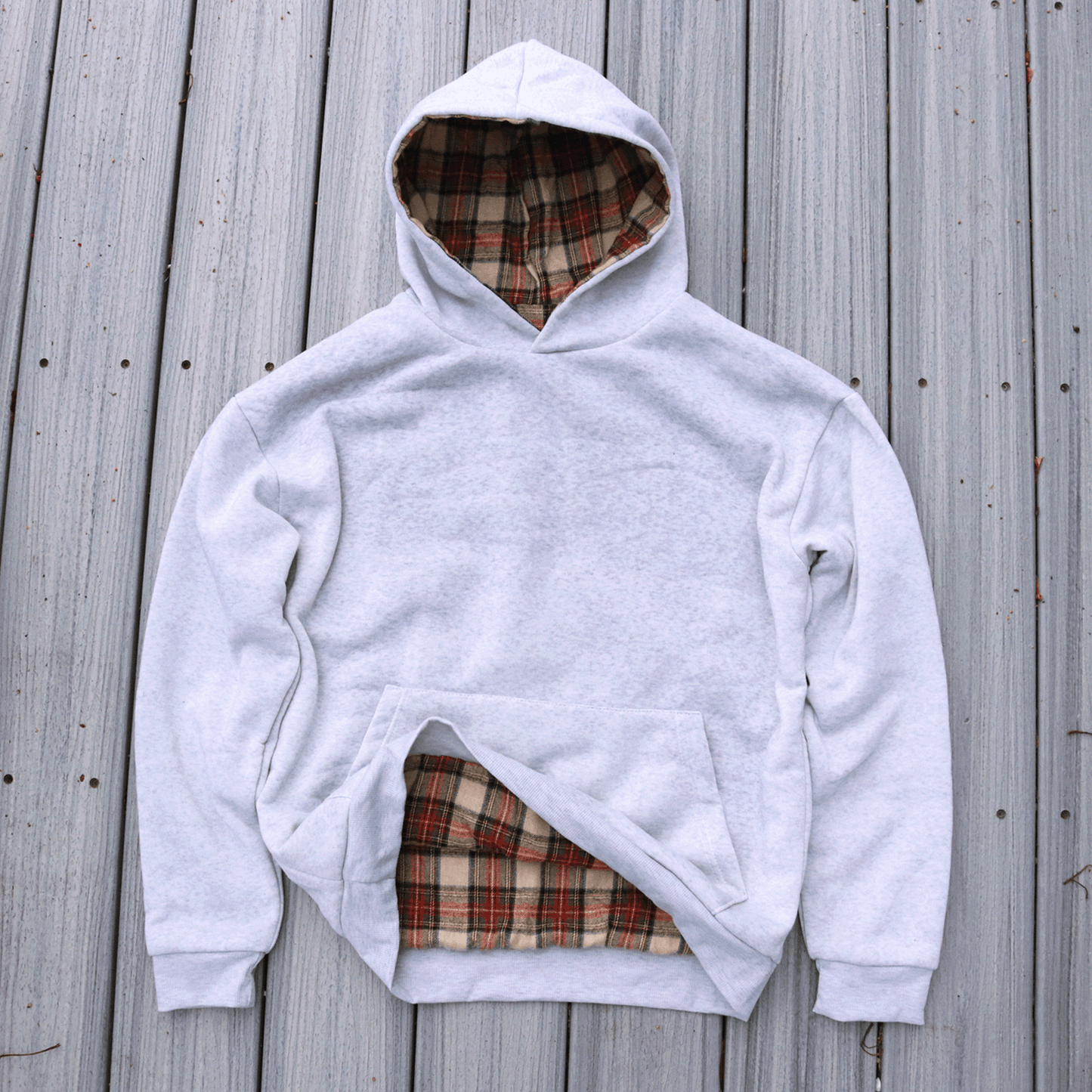 Reversible Classic Plaid Hoodie