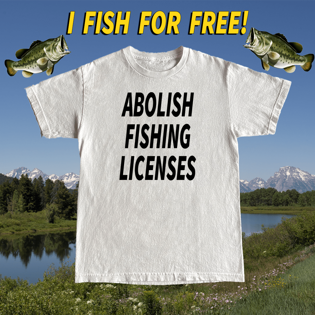 ABOLISH FISHING LICENSES